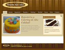 Tablet Screenshot of panamahotcakes.com